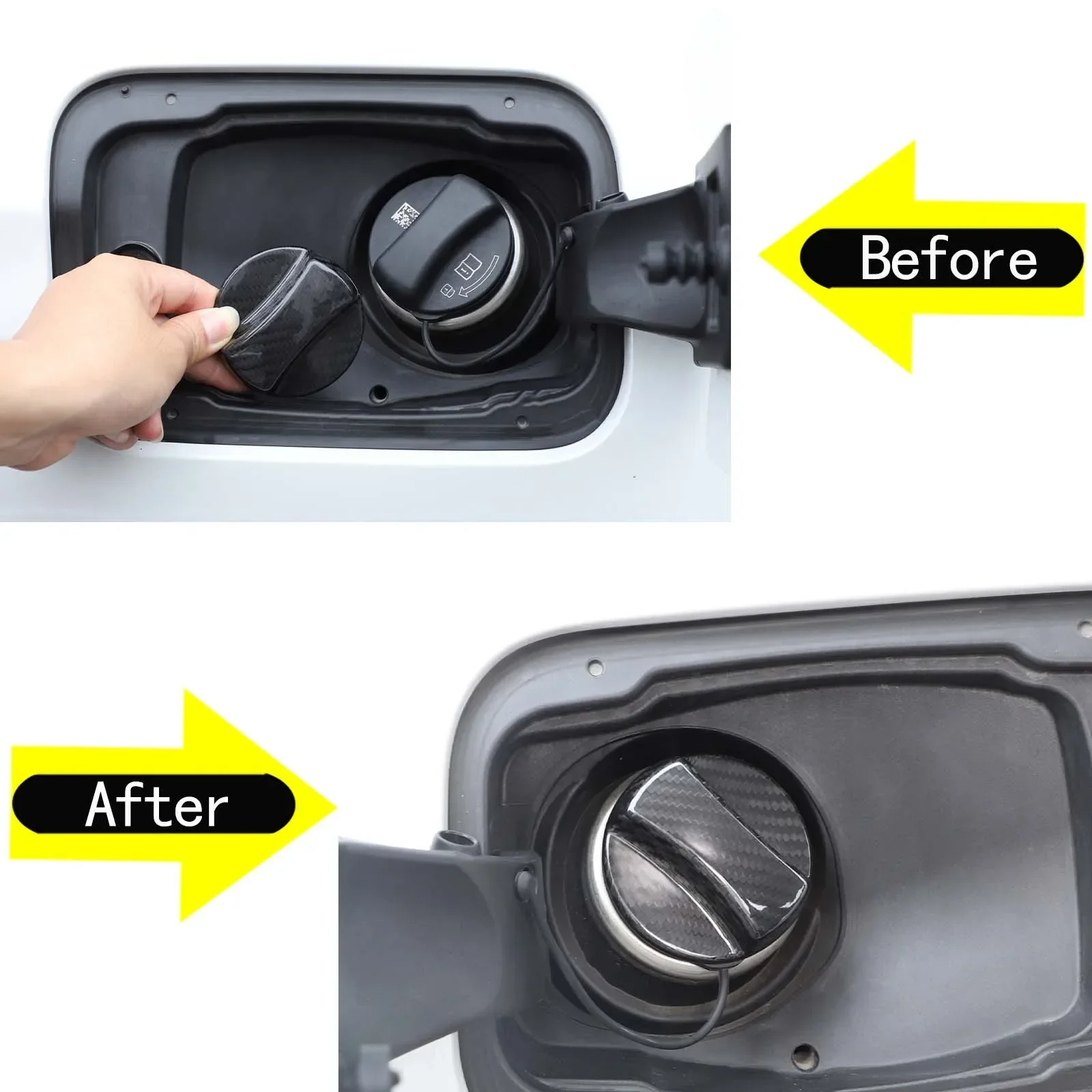 

For BMW X3 real carbon fiber car styling car fuel cap sticker car decoration protection accessories 1Pcs