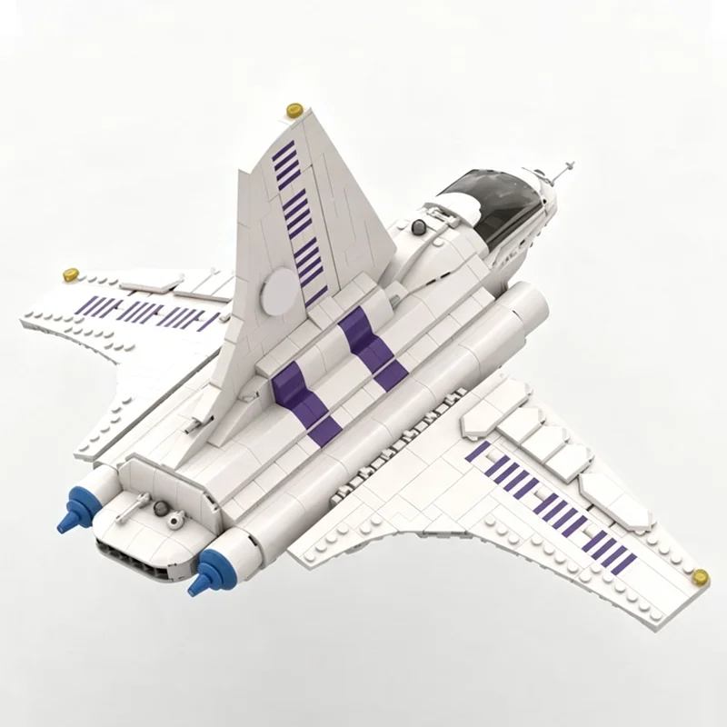 New 1205Pcs Popular Space Technology Series Moc Type 3 Spaceship Model Building Blocks Diy Creative Ideas Toy Birthday Gift