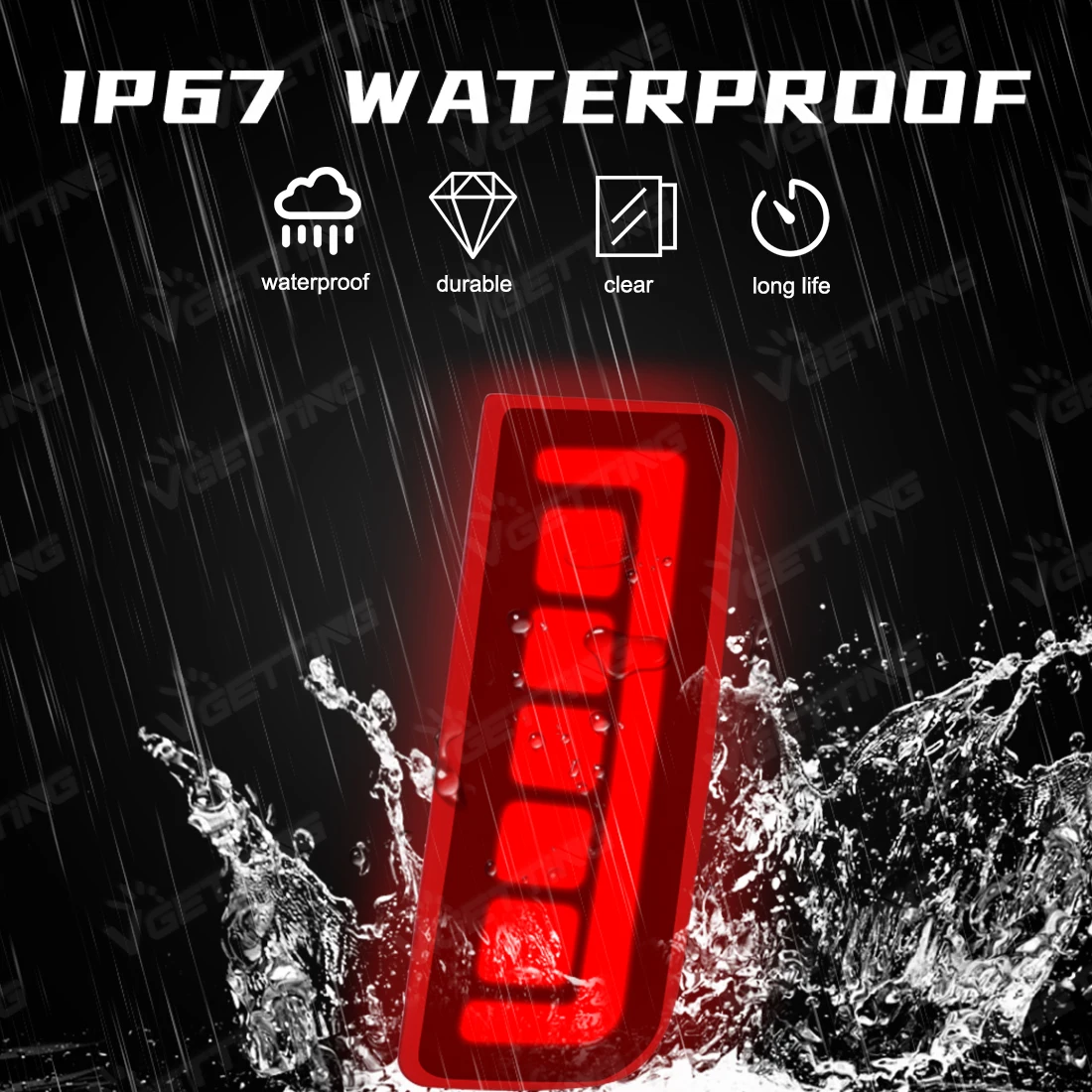 LED المصد الخلفي عاكسات مصباح لسوبارو Outback النسخة الأمريكية 2010 2011 2012 2013 2014 بدوره إشارة الفرامل الذيل إكسسوارات مضيئة #6