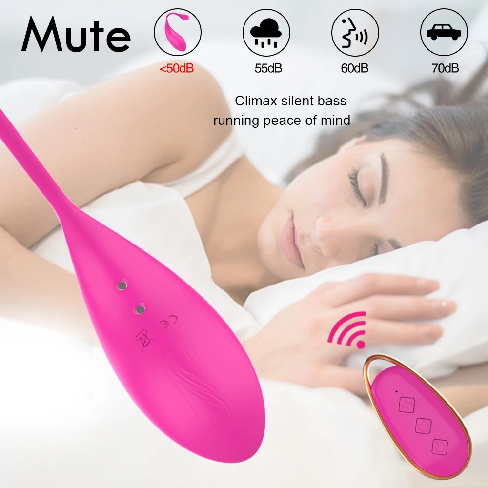 Powerful Wireless Remote Control Vibrating Egg Sex Toys Female Wearable G-Spot Vibrator Love Egg Jump Goods for Adults 18 Women