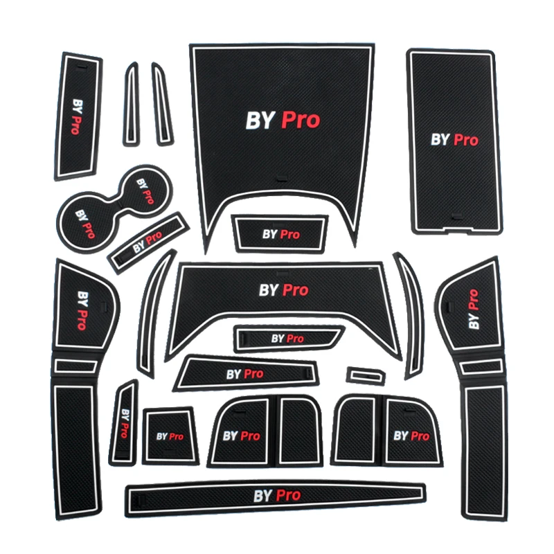 

For 2020 Geely Boyue Pro Door Slot Mats – Custom Interior Organizer & Car Cabin Decoration