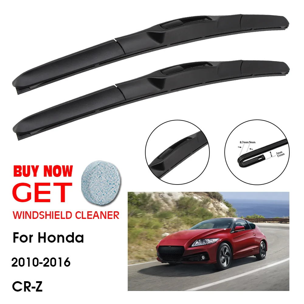 

Car Wiper For Honda CR-Z 26"+20" 2010-2016 Front Window Washer Windscreen Windshield Wipers Blades Accessories