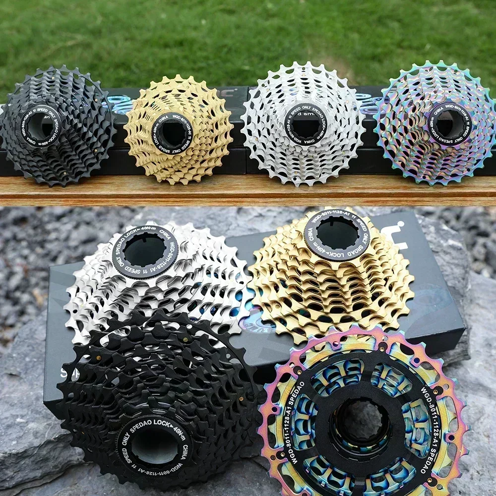 Ultralight SPEDAO SLR2 Road Cassette 11 Speed 11-25/28/32/34T Bicycle Freewheel CNC K7 11V HG Sprocket For R9100 Bike Parts