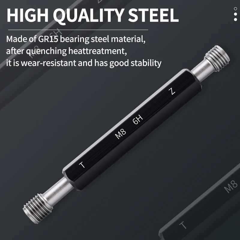 UFS 1 قطعة M25-M29 الصلب مير كوري غيج متري غرامة موضوع التوصيل مقياس جودة عالية بالجملة 6H M25 M26 M27 M28 M29 #2