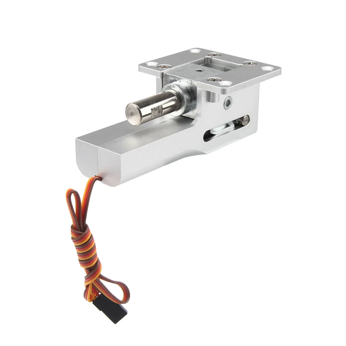 Tren de aterrizaje retráctil sin servicio PZ-15096B, caja totalmente de Metal, retracción electrónica gigante con eje para modelo de avión RC
