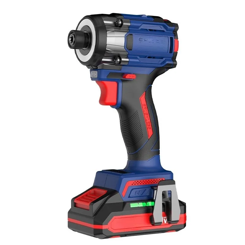 Heavy Duty Brushless Impact Driver High Torque Lithium Battery Electric Screwdriver Industrial Power Drill Cordless Electric