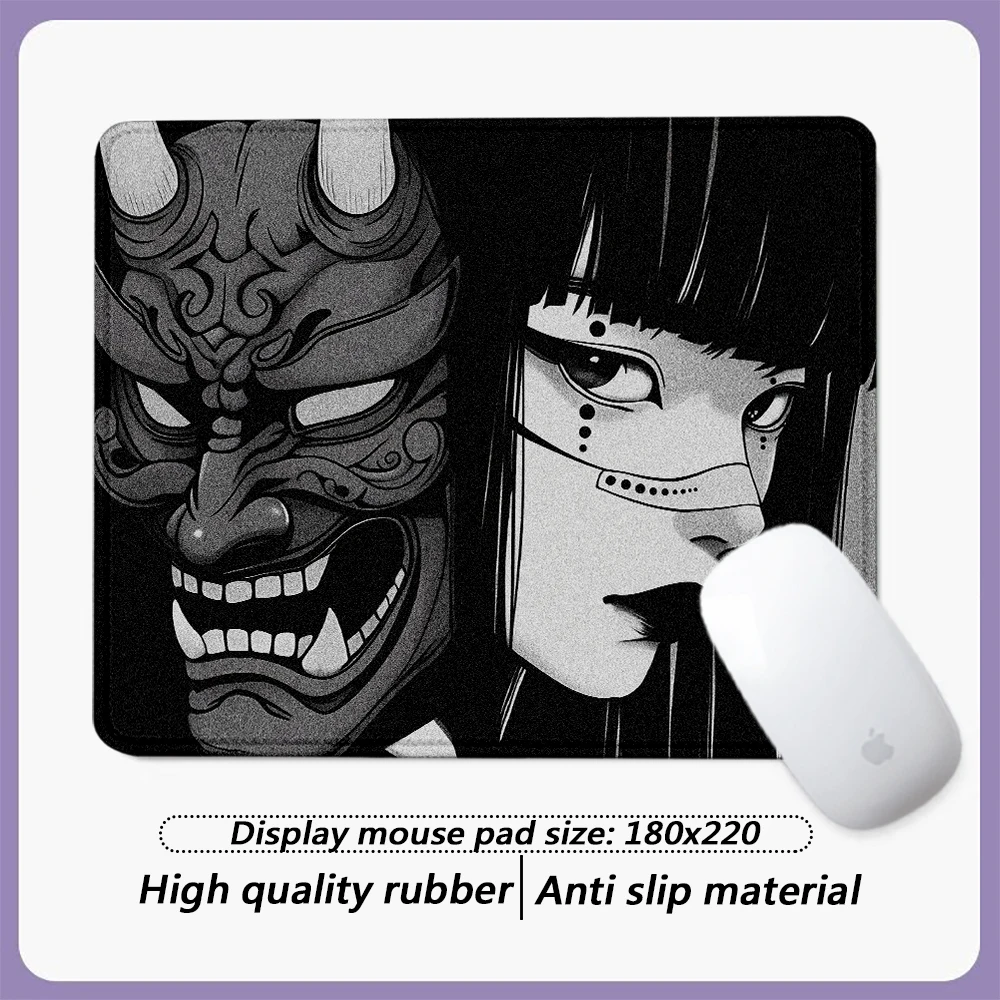 

Ghost face tattooed girl XS PC Mouse Pad Speed Gaming Accessories Pc Cabinet Mouse pad Gamer Desk Mat Keyboard Office Mause Rug