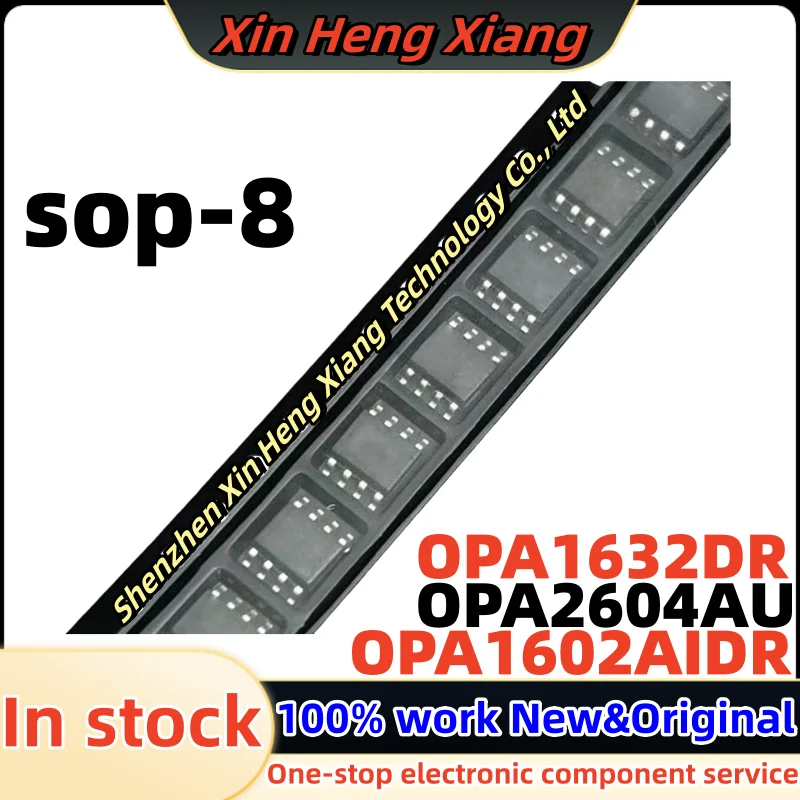 (10pcs)OPA2604 OPA2604AU OPA1602AIDR OPA1602AID O1602A 01602A OPA1632DR OPA1632 OPA 1632 sop-8 Chipset