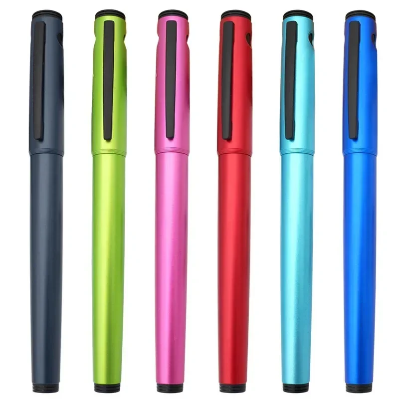 newpilot-pen-fountain-pen-frosted-stainless-steel-with-converter-office-school-supplies-quality-good-explorer-2020-set-of-pens