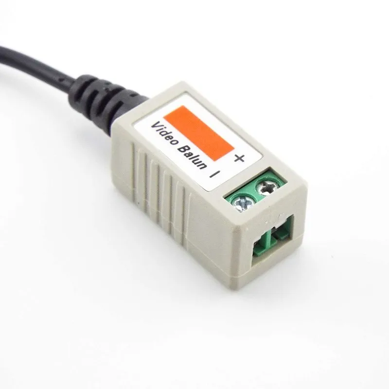 1/2/5/10pair BNC Video Balun Connector Passive Transceiver 3000FT Distance UTP Balun Male CAT5 Cable for CCTV Camera Accessories