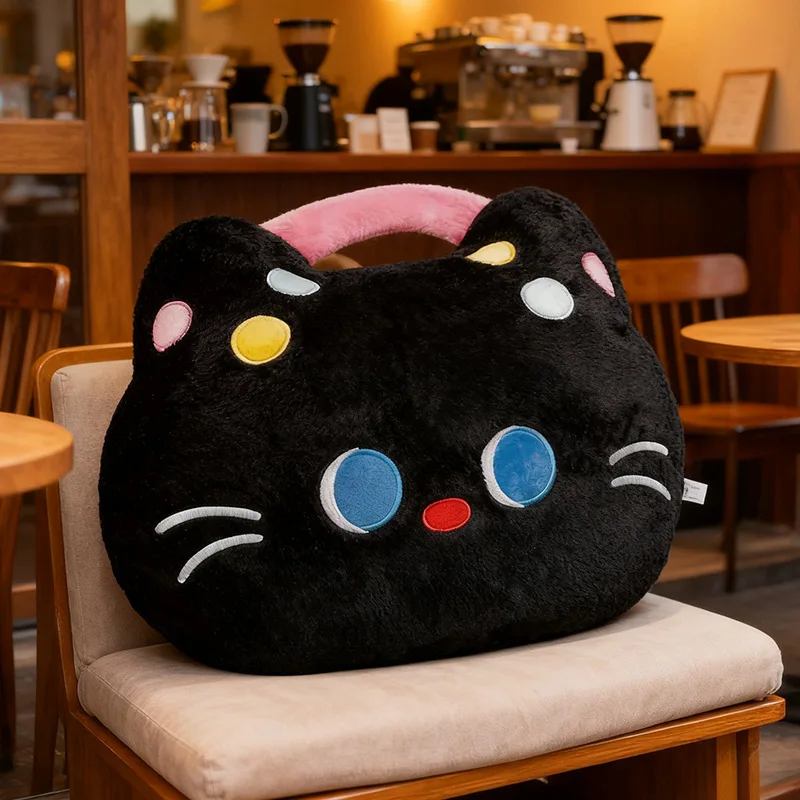 新しいサンリオ黒ハローキティぬいぐるみぬいぐるみ枕子供のための誕生日クリスマスギフトかわいい人形クッションルーム装飾