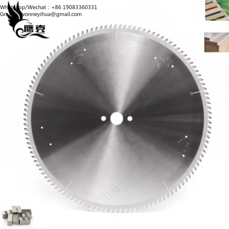 Industrial Yingke PCD Diamond Circular Saw Blade High Frequency Welded OEM Thermal Break Aluminum Profile Cutting 500mm 120T