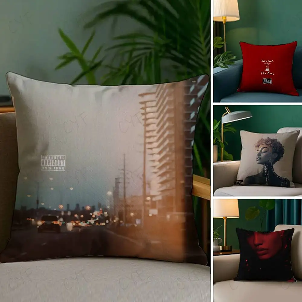 

Singer H-Haley Smalls Album Cover Pillow Case Custom Printed Brushed Fleece Pillow, Baby Skin-Touch, Eco-Friendly Dye-Sublimatio