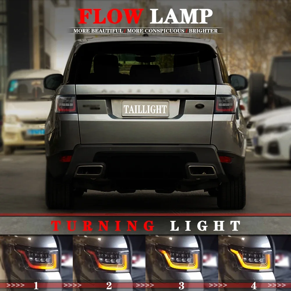 Rear LED Tail Light Lamp For Land Rover Range  Sport 2014 15 16 17 18-2020 LR099777   Assembly LR099774