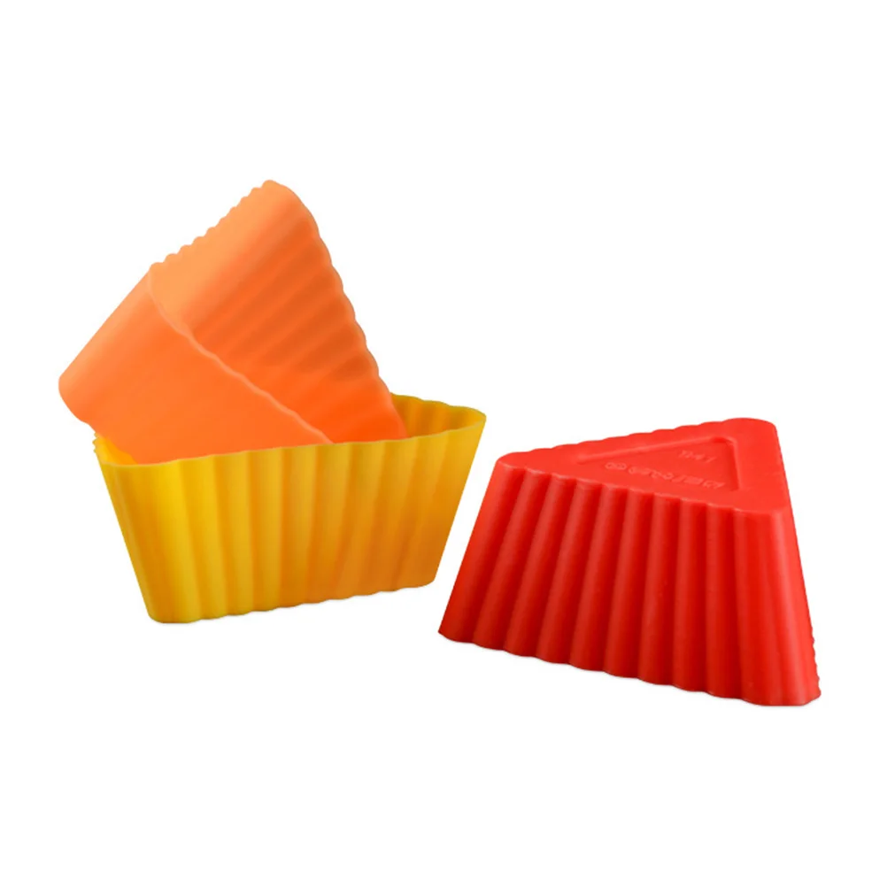 

Food Grade Silicone Cake Mold Baking Cups Muffin Cupcake Liners Non-Stick Heat Resistant Reusable Oven Microwave Fridge Safe For