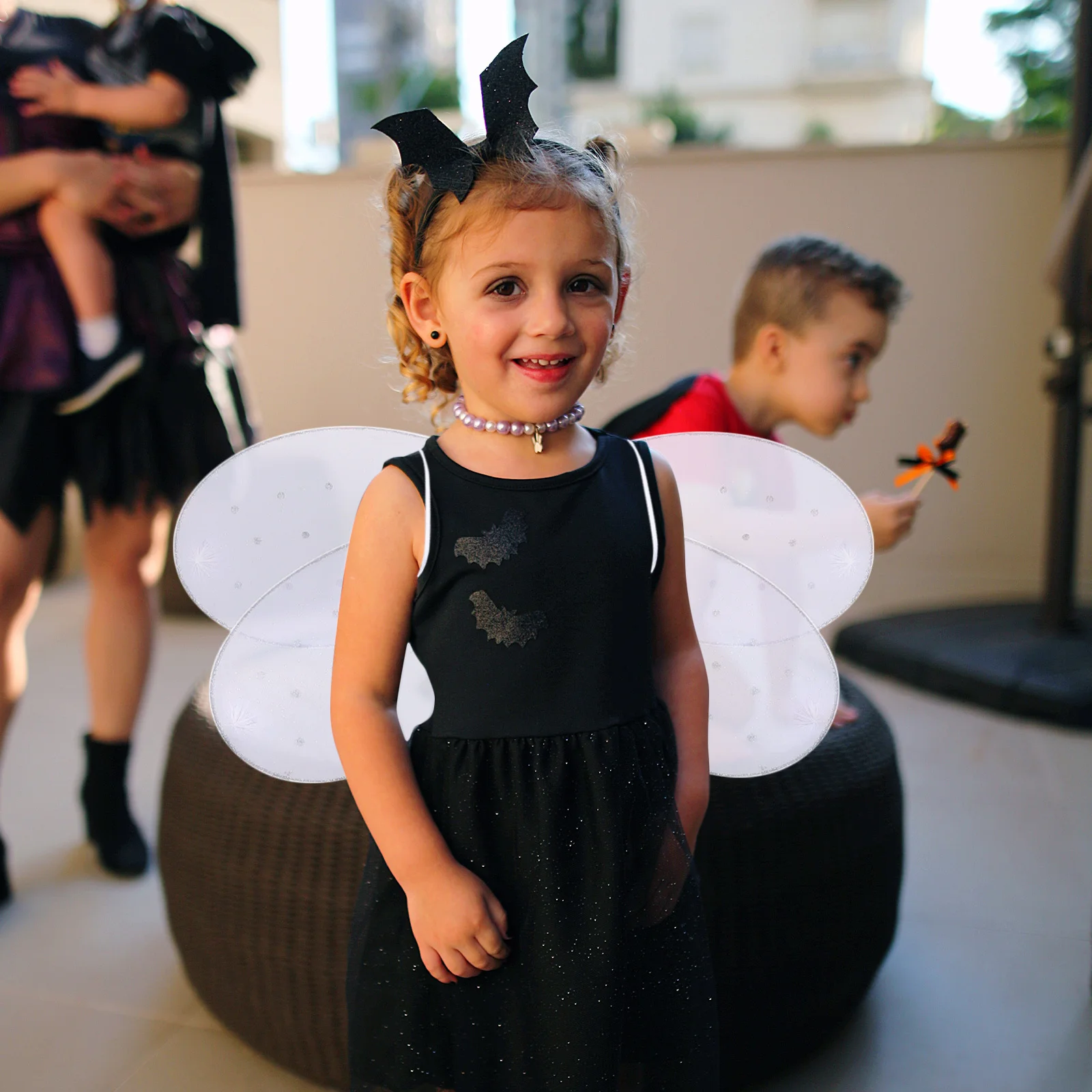 

Butterfly Wings Fantasy Cosplay Accessory Lightweight Elastic Straps for Kids Adults Halloween Party Fairy Dress Up Wings Stage