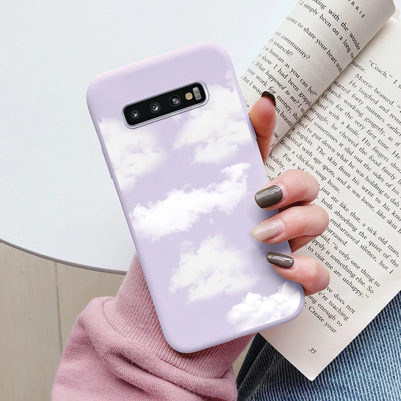 Fall Für Samsung Galaxy S10 S10 Plus S10E Telefon Abdeckung Nette Cartoon Candy Gemalt Weiche TPU Coque Für Samsung S10 s10 + S10E Funda – Detail 7