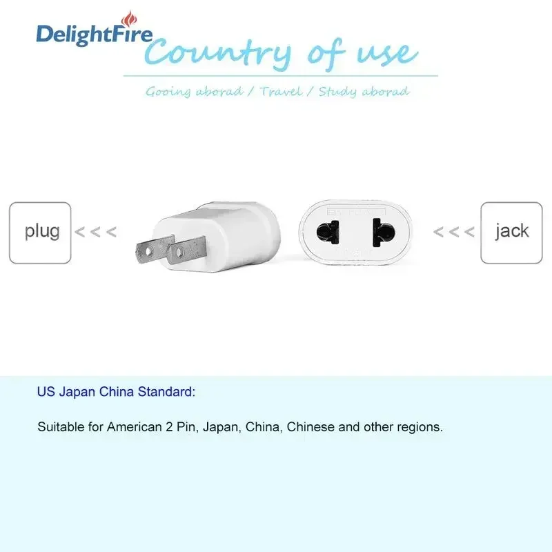 1pcs Euro Plug Travel Socket USTo EU Plug Adapter Electric Charger Socket US AU To EU European Socket China America Converter