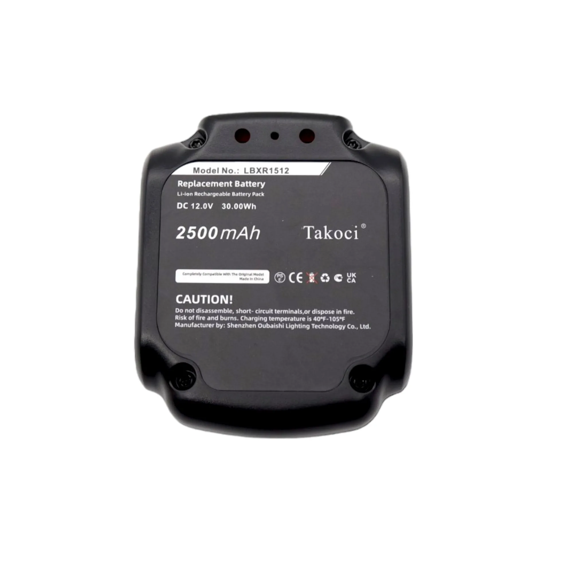 

Replacement Battery 2500mAh for Black & Decker BDCDD12, BDCD112, BDCDD12KB, BDCDD12K, BDCD12, BLA12L-0608-1 LBXR1512