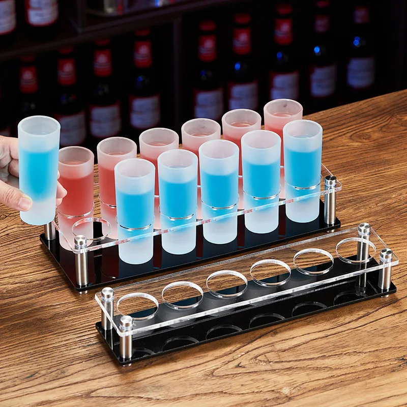 30 مللي/60 مللي النار الزجاج كؤوس كوب كوكتيل الزجاج المنزلية الصغيرة كأس للنبيذ حامل الكأس سميكة الأرواح كوب كؤوس مشروبات الحفلات #4