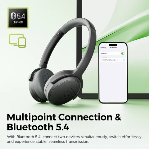 SoundPEATS Space Lite Беспроводные наушники с шумоподавлением