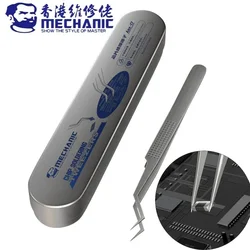 Mechanic Aax-17 Stainless Steel Precisional Tweezers Non-slip and Wear-resistant for Clamping of Tin Wire Fly Line Repair Tool