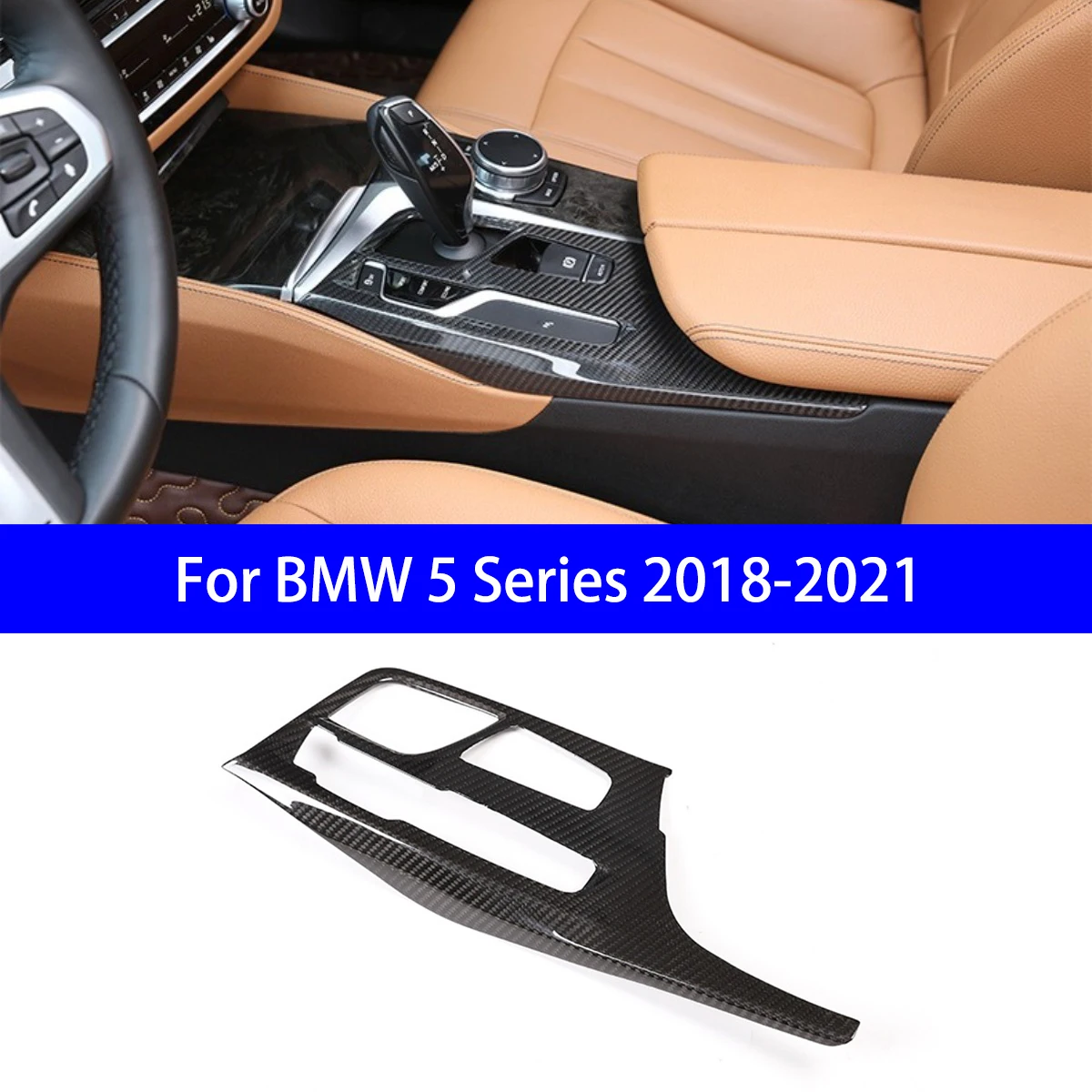 

Подходит для BMW 5-й серии F10F18, рама переключения передач из сухого углеродного волокна/подстаканника для чая с несколькими внутренними деталями с обеих сторон