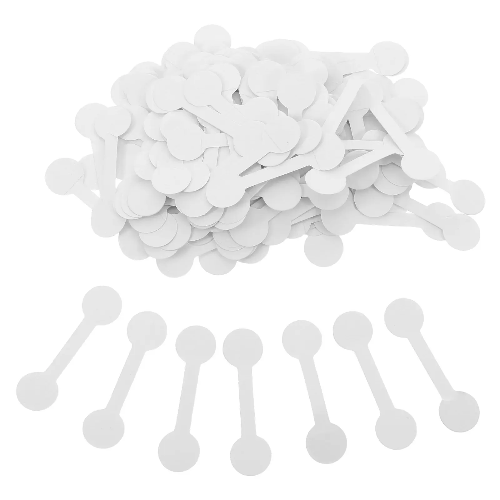 1000Pcs Jewelry Price Label Stickers High Viscosity Adhesive Round Stickers White Blank Pricing Labels for Necklace Earrings