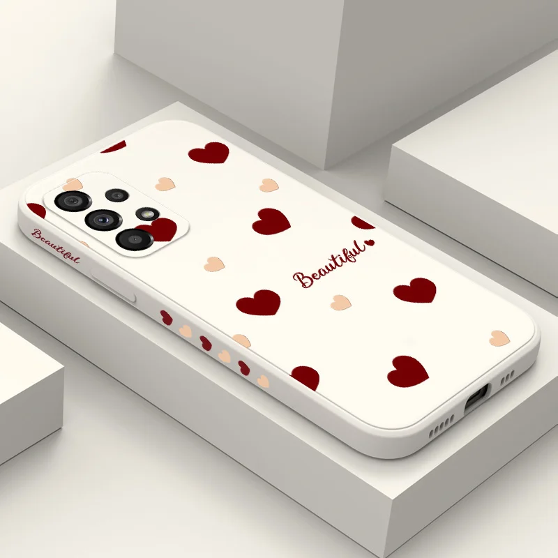 

Heart Throbs Phone Case For Samsung Galaxy A73 A53 A33 A23 A13 A03 A72 A52 A52S A32 A22 A12 A71 A51 A31 A21S 4G 5G Cover