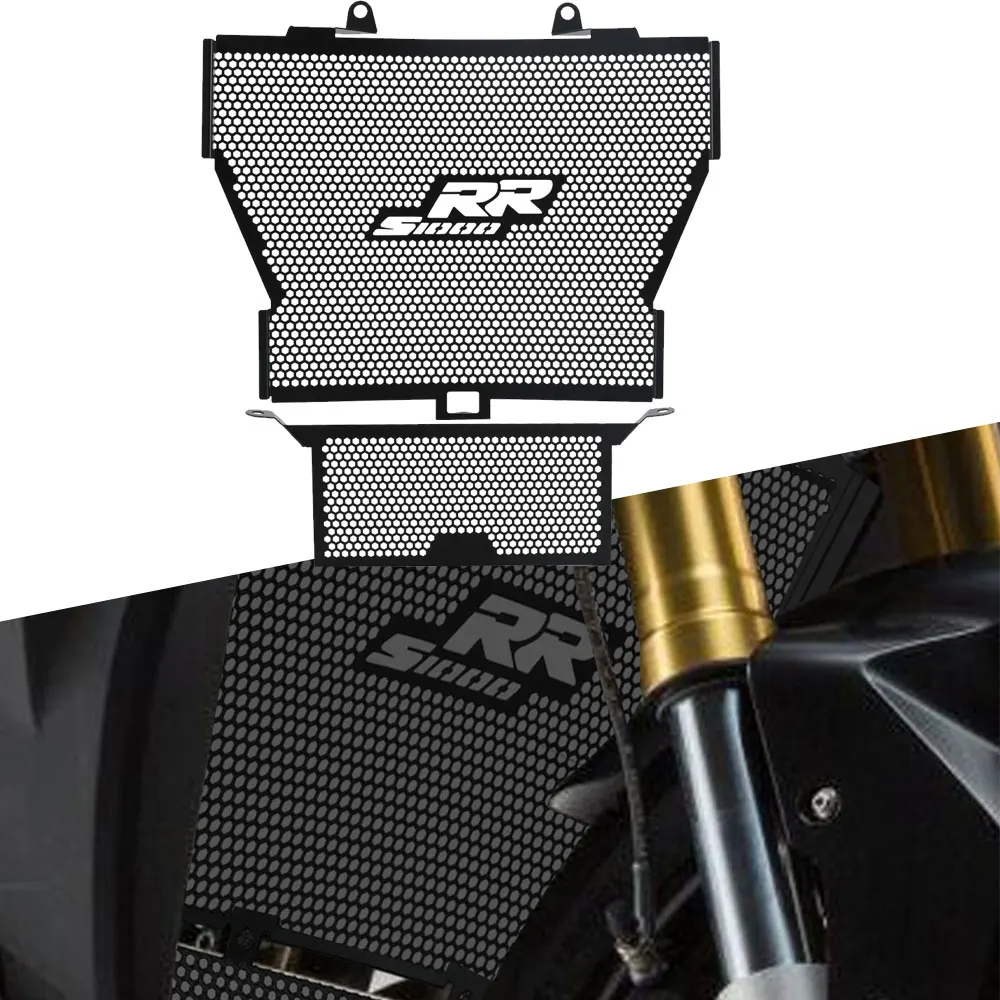 For BMW S1000RR 2010-2011-2012-2013-2014-2015-2016-2017-2018 Radiator Grille Guard Cover Oil & Water Cooler Grill Protector