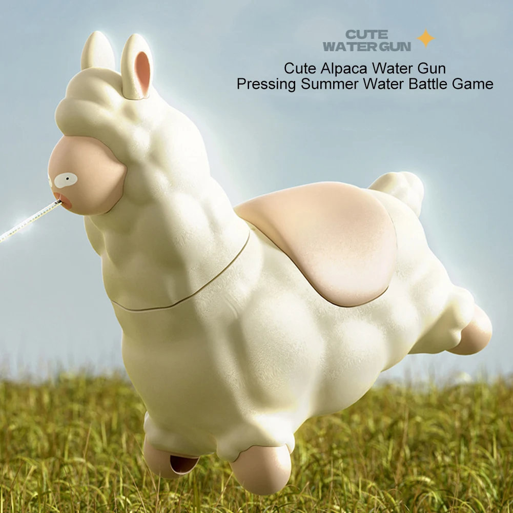 

Spitting Llama Water Toy Easy To Fill Handheld Spits Water Toy Leak-Proof Cute Press Water-Sprinkling Toy for Summer Backyard