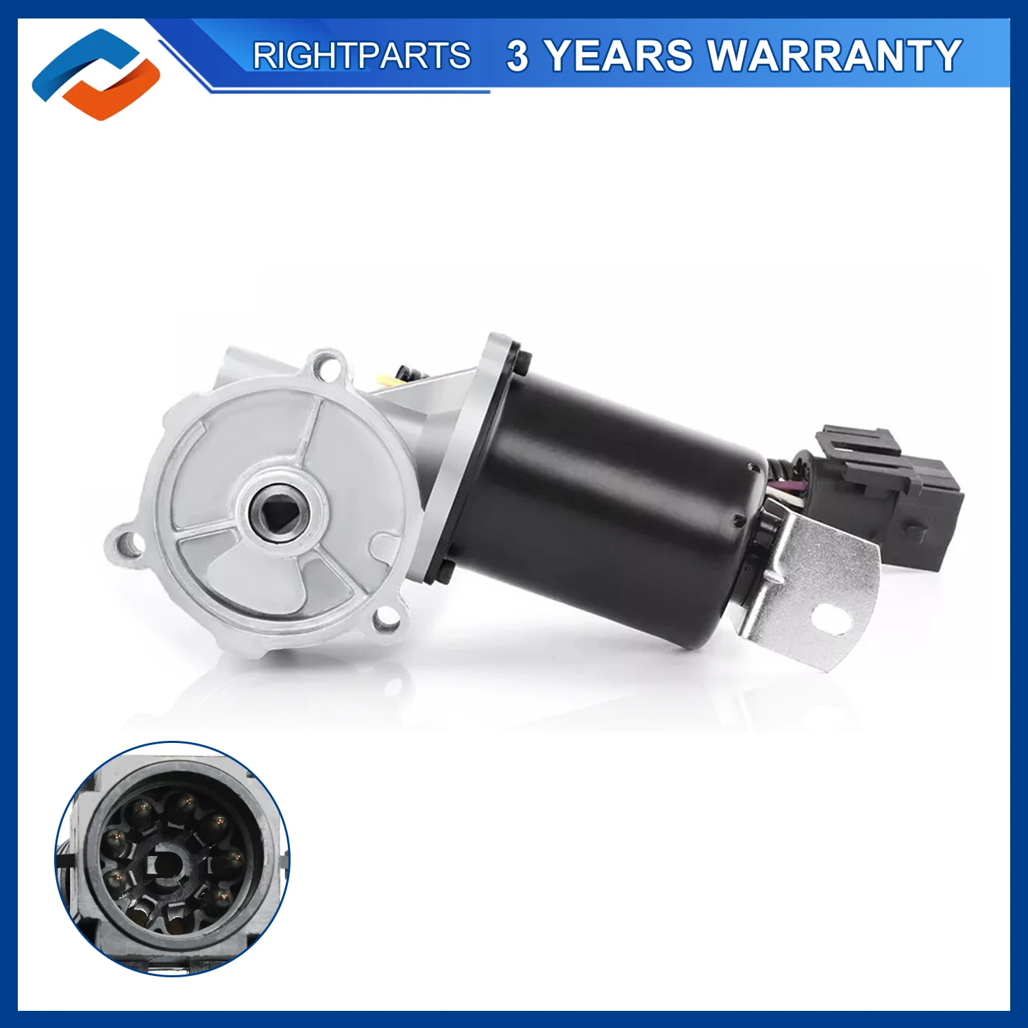 

New Transfer Case Shift Motor Round Plug Electric Actuator For 1991-1997 Ford F-150 F-250 Bronco Lobo F6TZ7G360AA 600-801