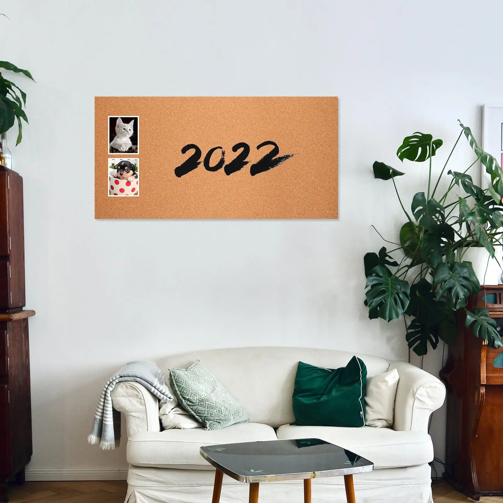 Message Board Cork Roll Display Wall Background Photo Rectangle Self-Adhesive Memo