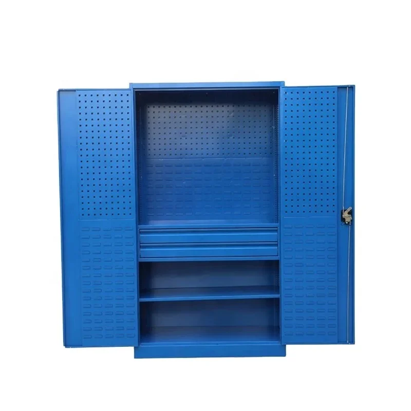 Workshop Garage Metal Roller Tool Cabinet Steel Storage Cabinet with Bins