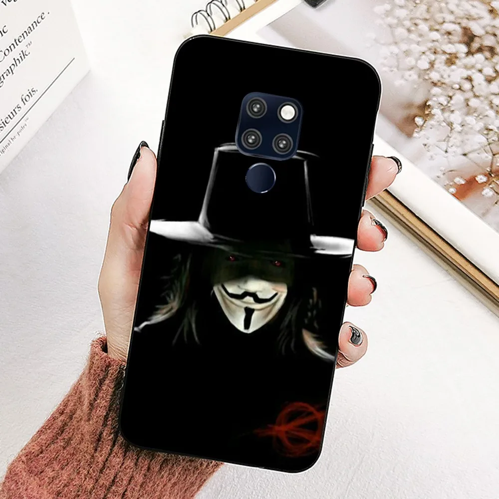 Disney V for Vendetta Phone Case For Huawei Mate 10 20 30 40 50 lite pro Nova 3 3i 5 6 SE 7 pro 7SE