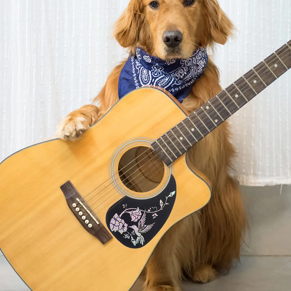 

2Pcs Hummingbird Guitar Pickguard Smooth Surface Portable Design Long-Lasting Protection for Acoustic Classical Guitars