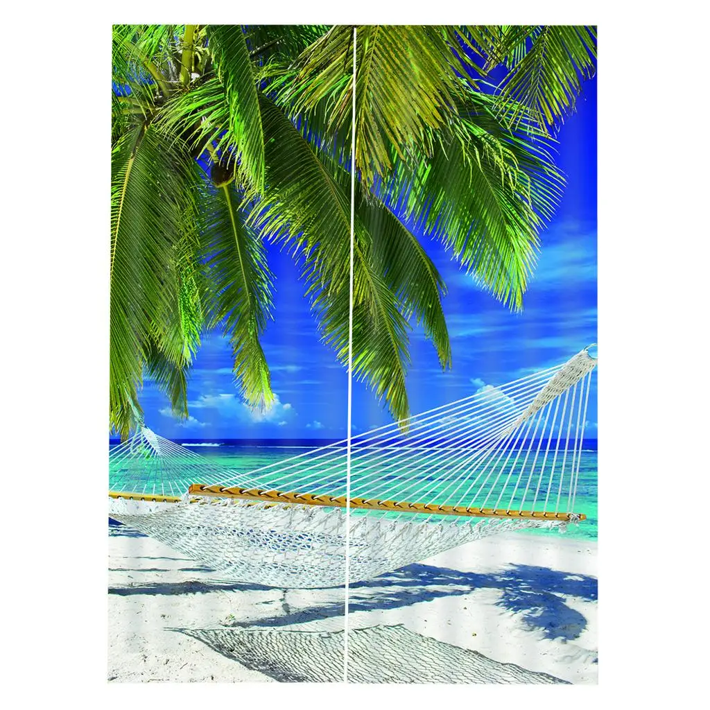 Darkening Drapes Polyester Waterproof Window Curtain Ready-made Curtains for Home Decoration and Bathroom
