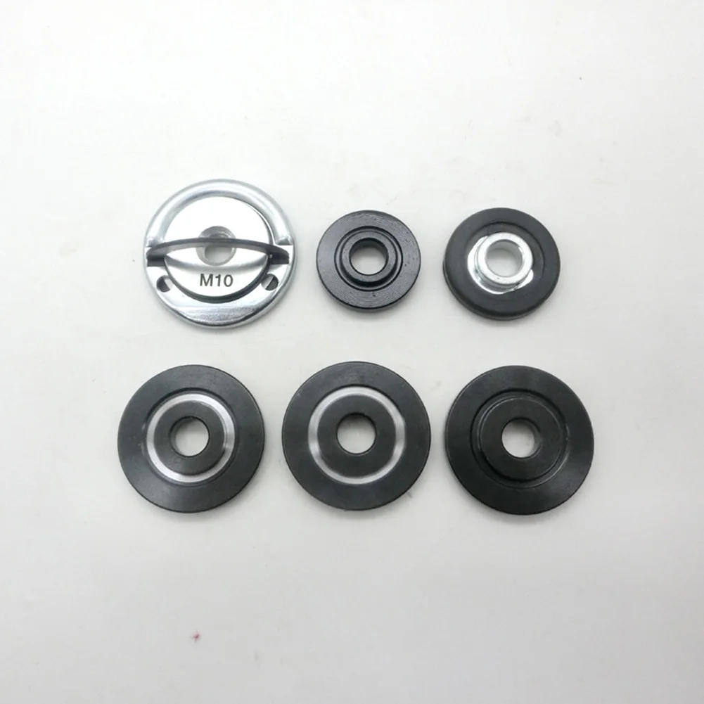 2pcs 100 Type Angle Grinder Pressing Plate For M10 Quick Release Self-Locking Grinder Pressing Plate Flange Nut Power Chuck Set