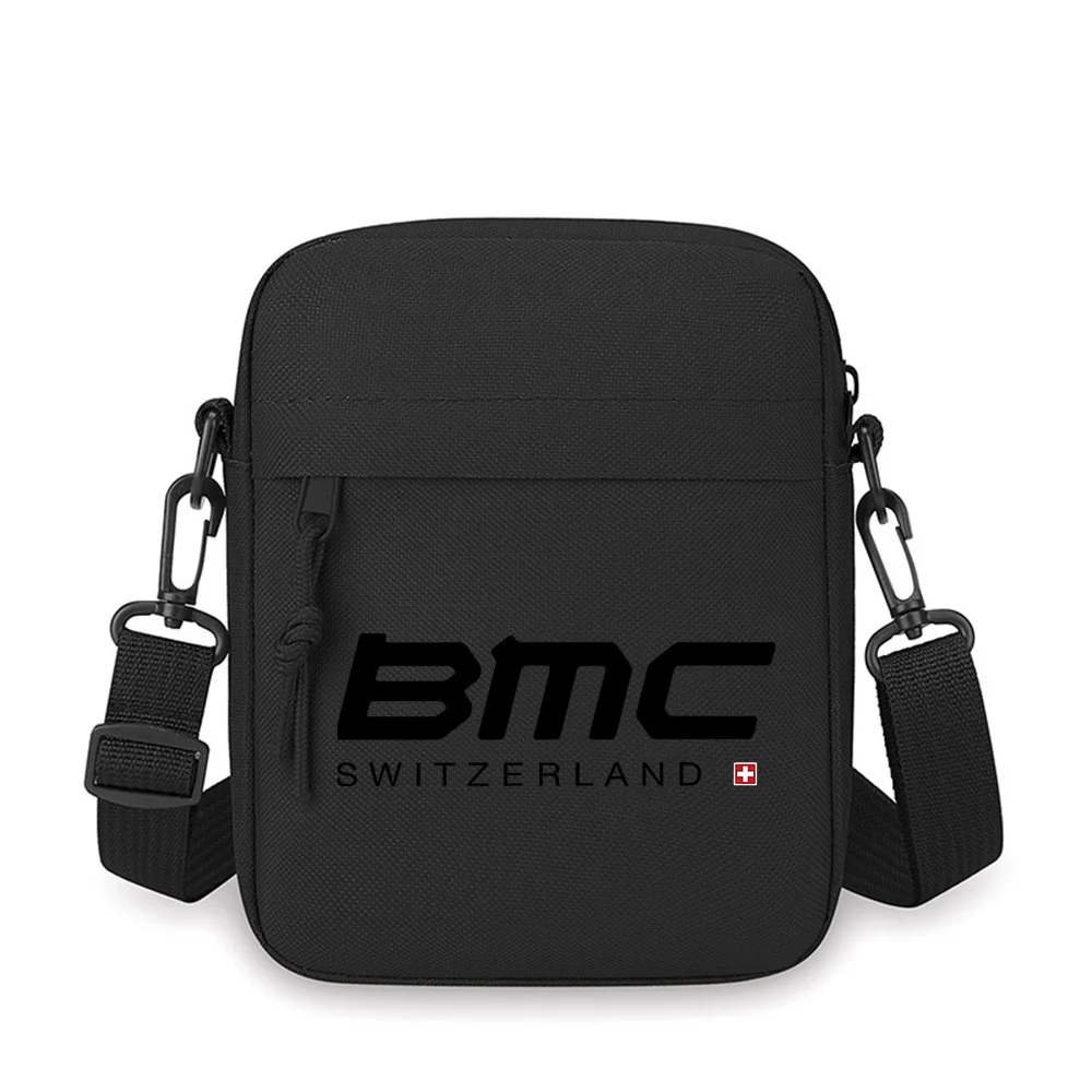 

Swiss cross emblem black background Men Crossbody Bag Single Shoulder Women Cartoon Anime Film Printing Design Unisex