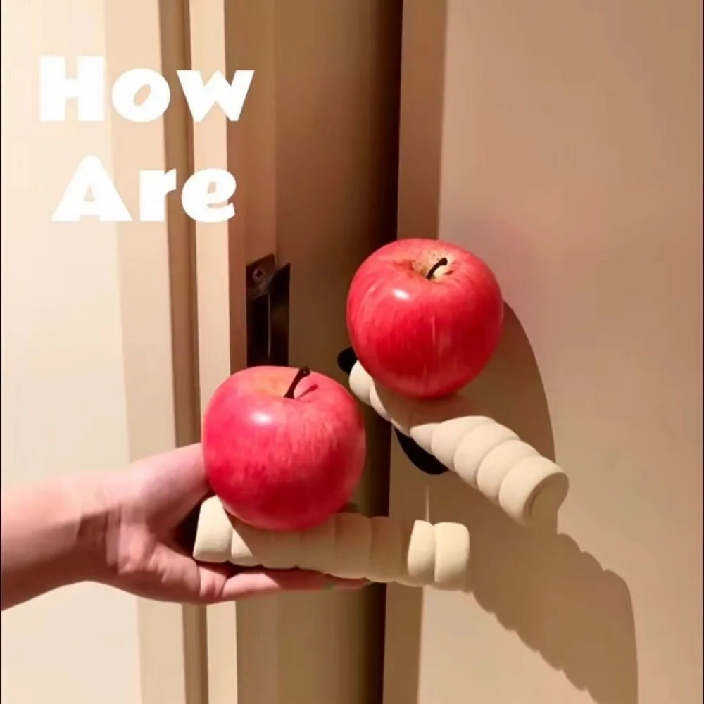 Santa Claus Christmas Door Handle Covers Love Heart Anti-Static Door Handle Protective Panda Anti-Collision