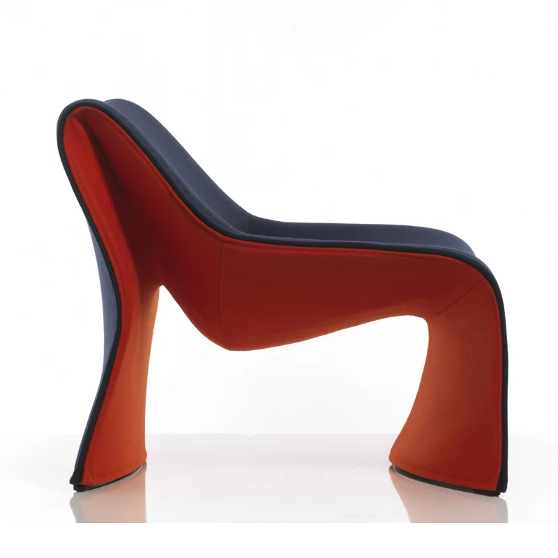 Minimalist high heels single sofa chair light luxury simple living room designer fabric casual