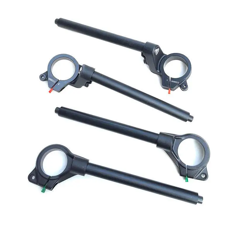 Motorcycle 52mm Black Clip-ons Handlebars Handle Bar For Honda QJ600GS-3B 600-3D