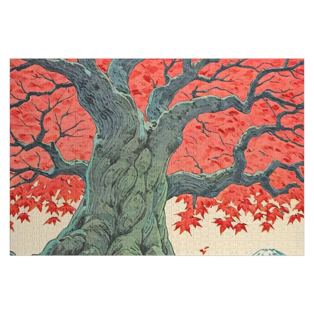 

Hen The Master - A Contemporary Ukiyo-e Nature Landscape Jigsaw Puzzle With Personalized Photo Christmas Gifts Puzzle
