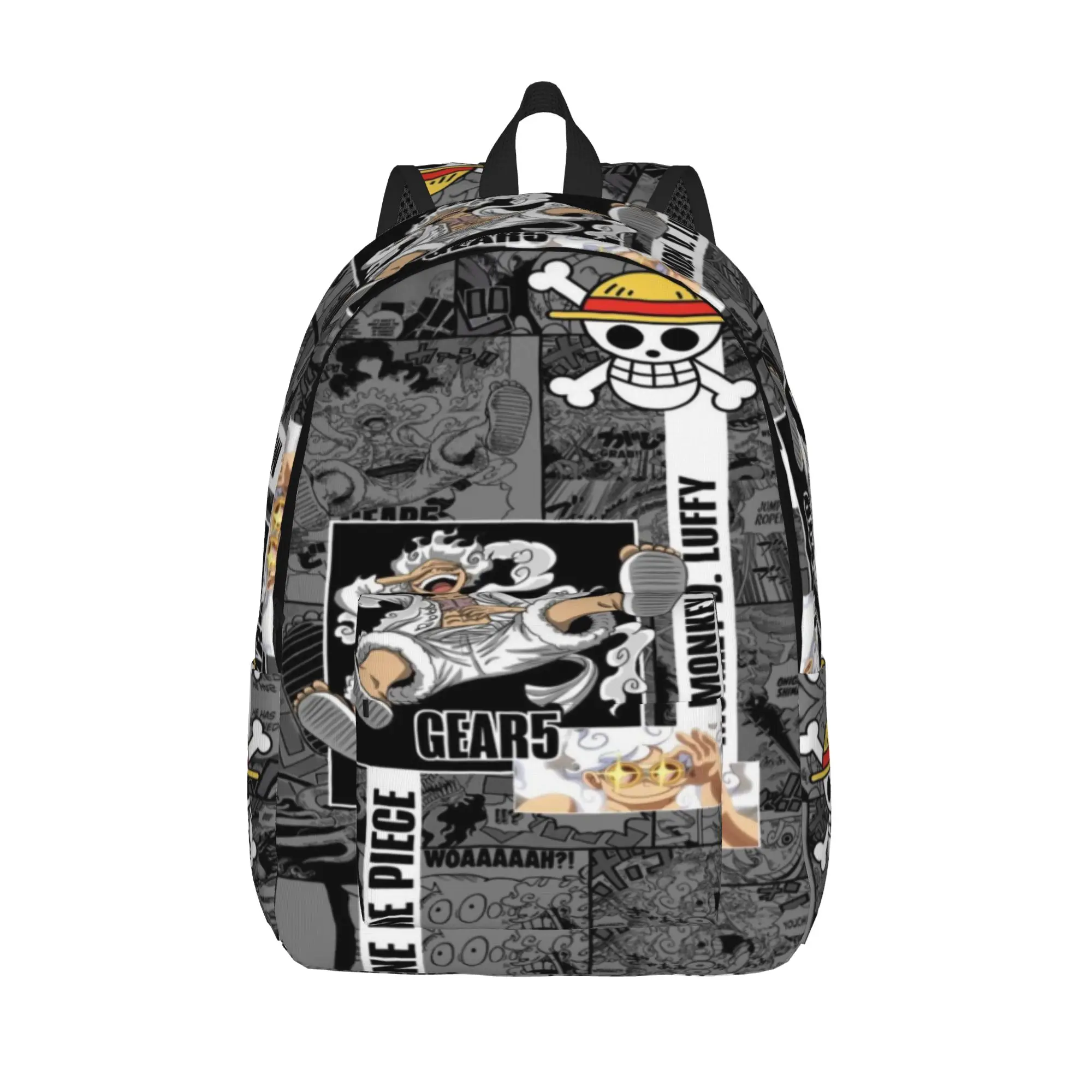 Luffys O-one-pieces  Fashion Backpack with Pocket Student Work  Daypack for Men Women College Shoulder Bag