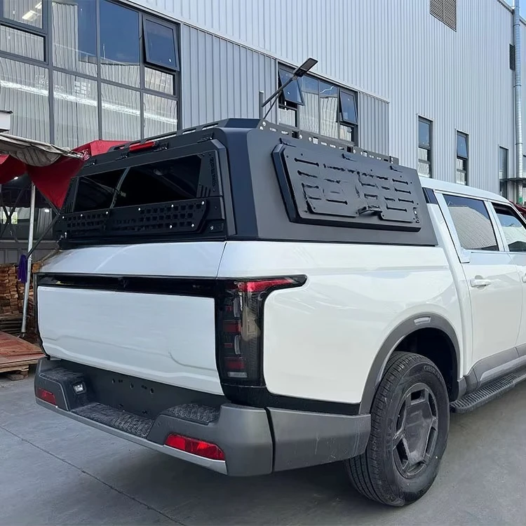 Aluminum Full Height 3 Doors Nissan-truck-canopy Camper Waterproof Truck Bed Cover Canopy for Frontier