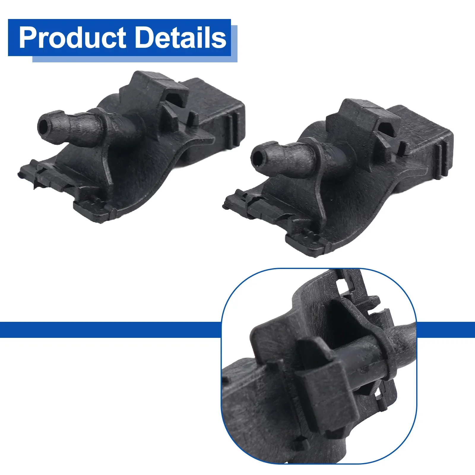 Enhance Your Car's Appearance and Functionality with 2pcs Windshield Washer Nozzle for Toyota Avensis T270 T27