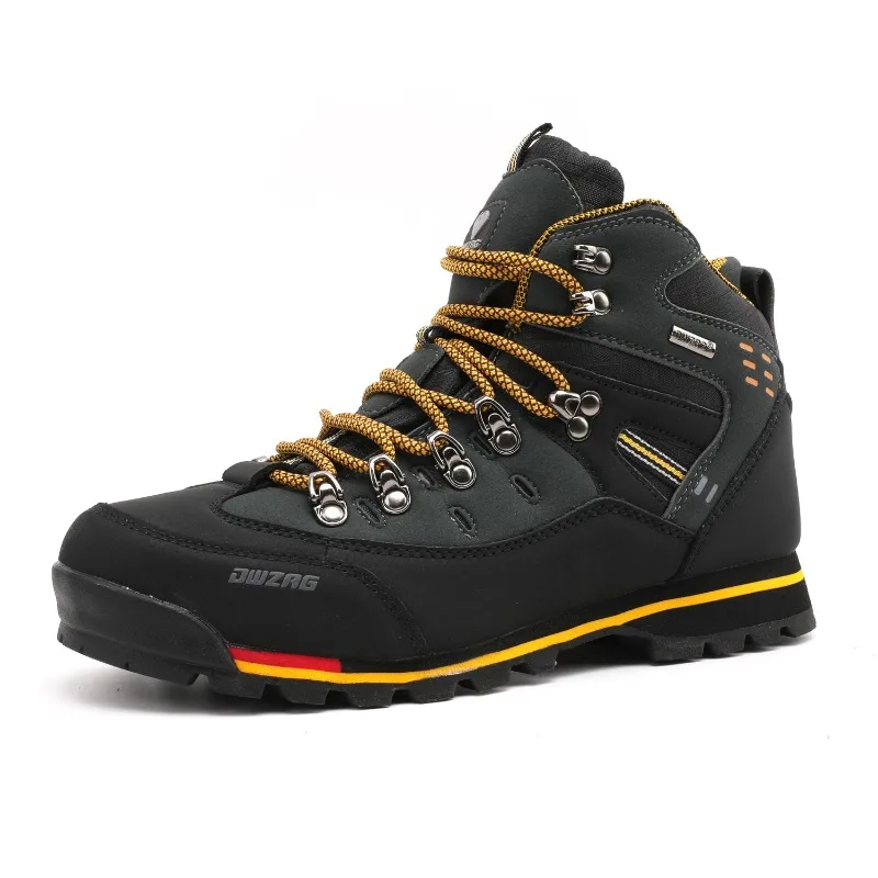

Outdoor High-top Boots Men Shoe Lace-up Anti-slip Wear-resistant Comfort Hiking Shoes Men Breathable Casual Sports Shoes Men