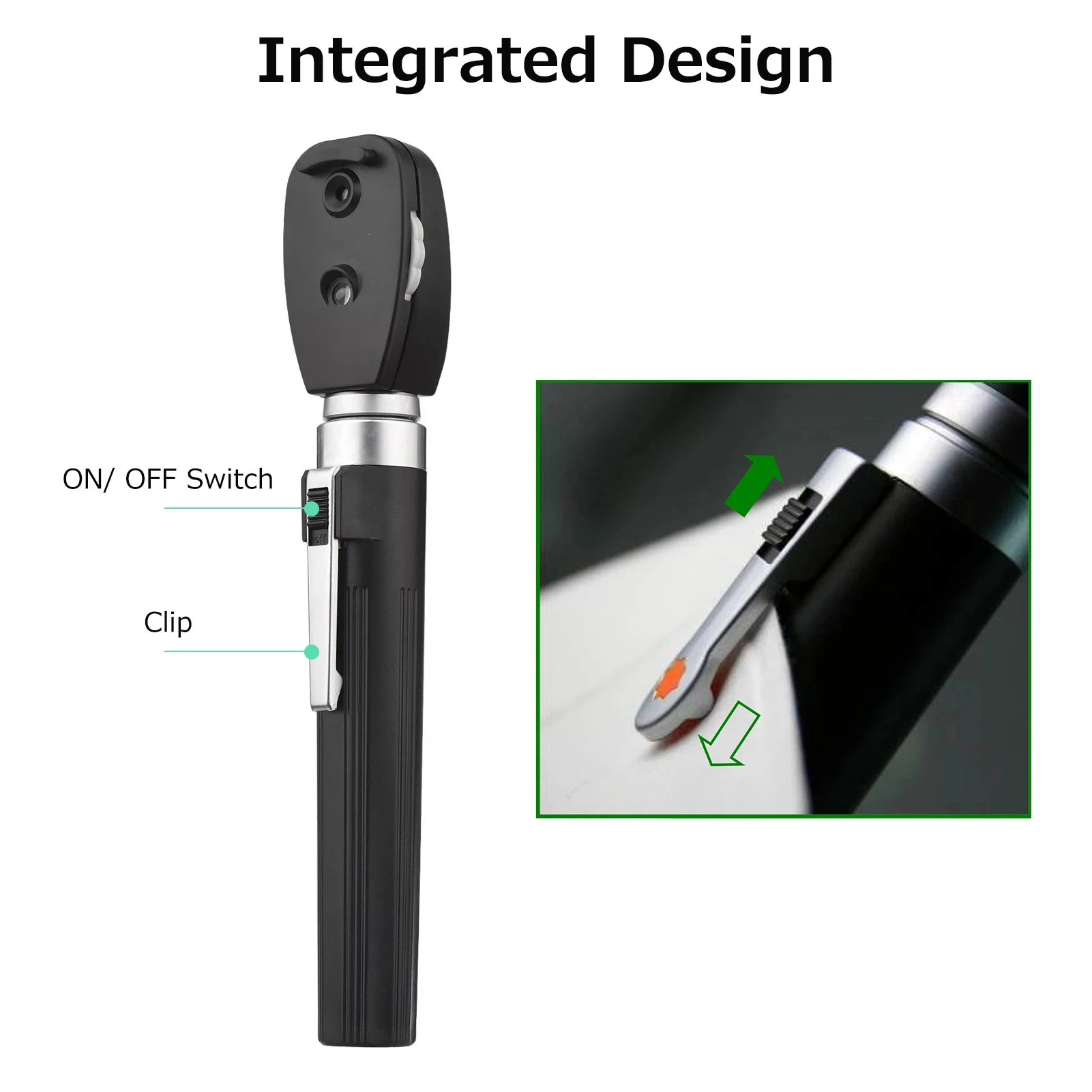 Direct Ophthalmoscope 5 Different Apertures Professional Portable Handheld Ophthalmoscope Eyes Ophthalmic Diagnostic Supplies