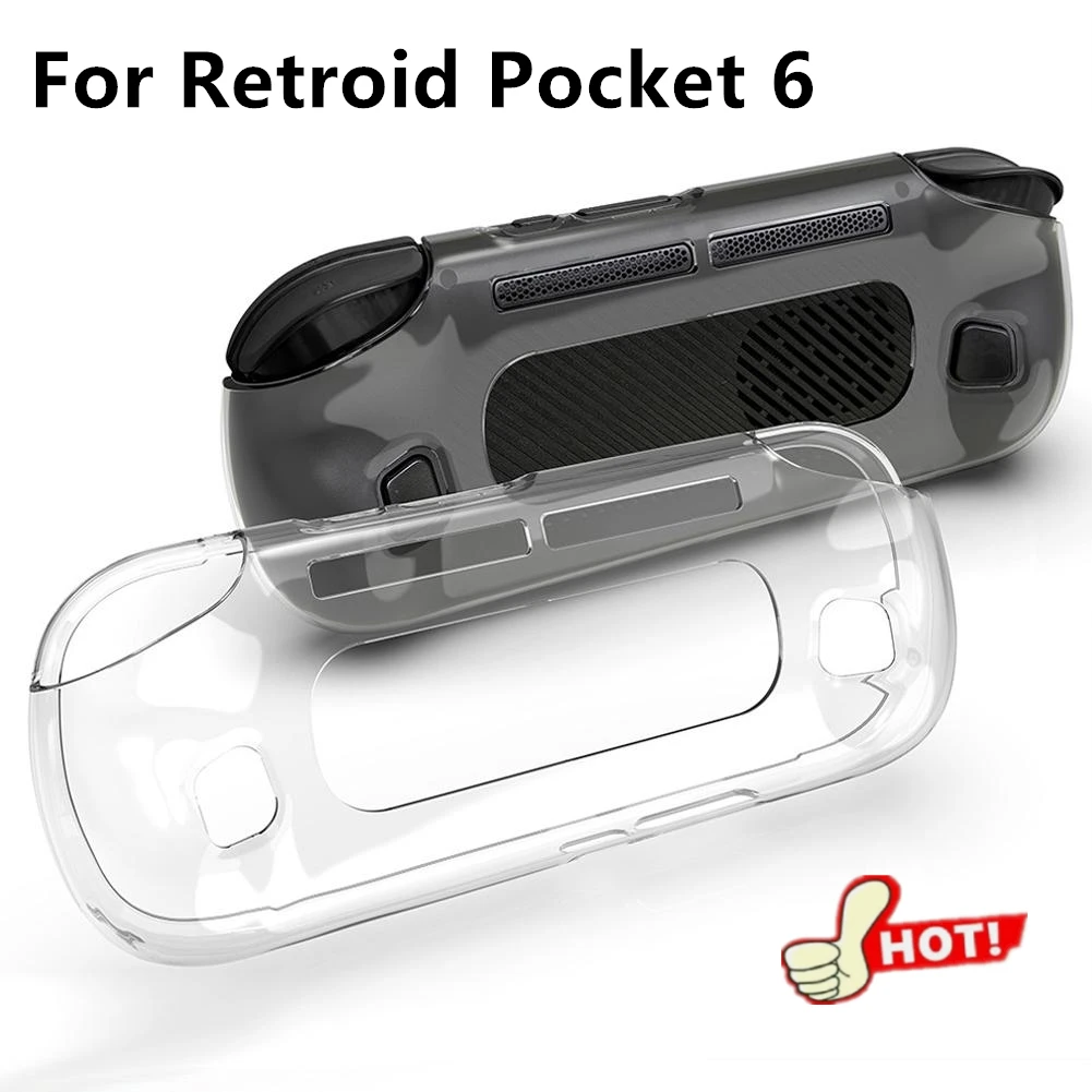 Transparente TPU-Schutzhülle für Retroid Pocket 6, verschleißfest, schützt vor Kratzern, Schrammen und Stößen durch den täglichen Gebrauch