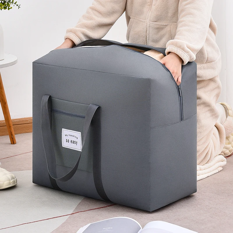 Multifunctional Storage Bag Thickened Travel Luggage Moving Bag Foldable Large Capacity Foldable Portable Storage Bag